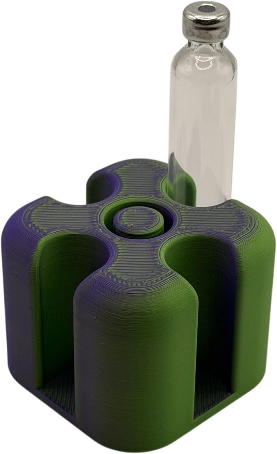 Green and purple cartridge holder